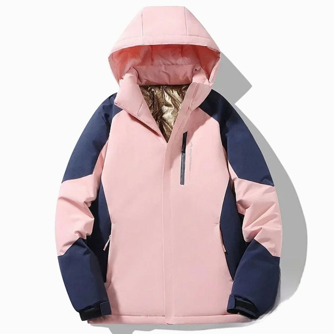 Wilma | Women's Padded Colour Block Ski Jacket