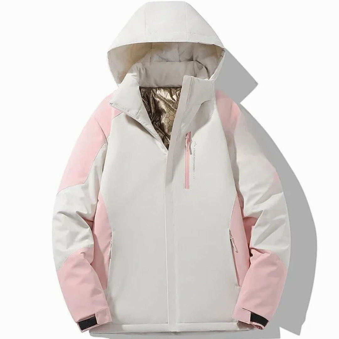 Wilma | Women's Padded Colour Block Ski Jacket