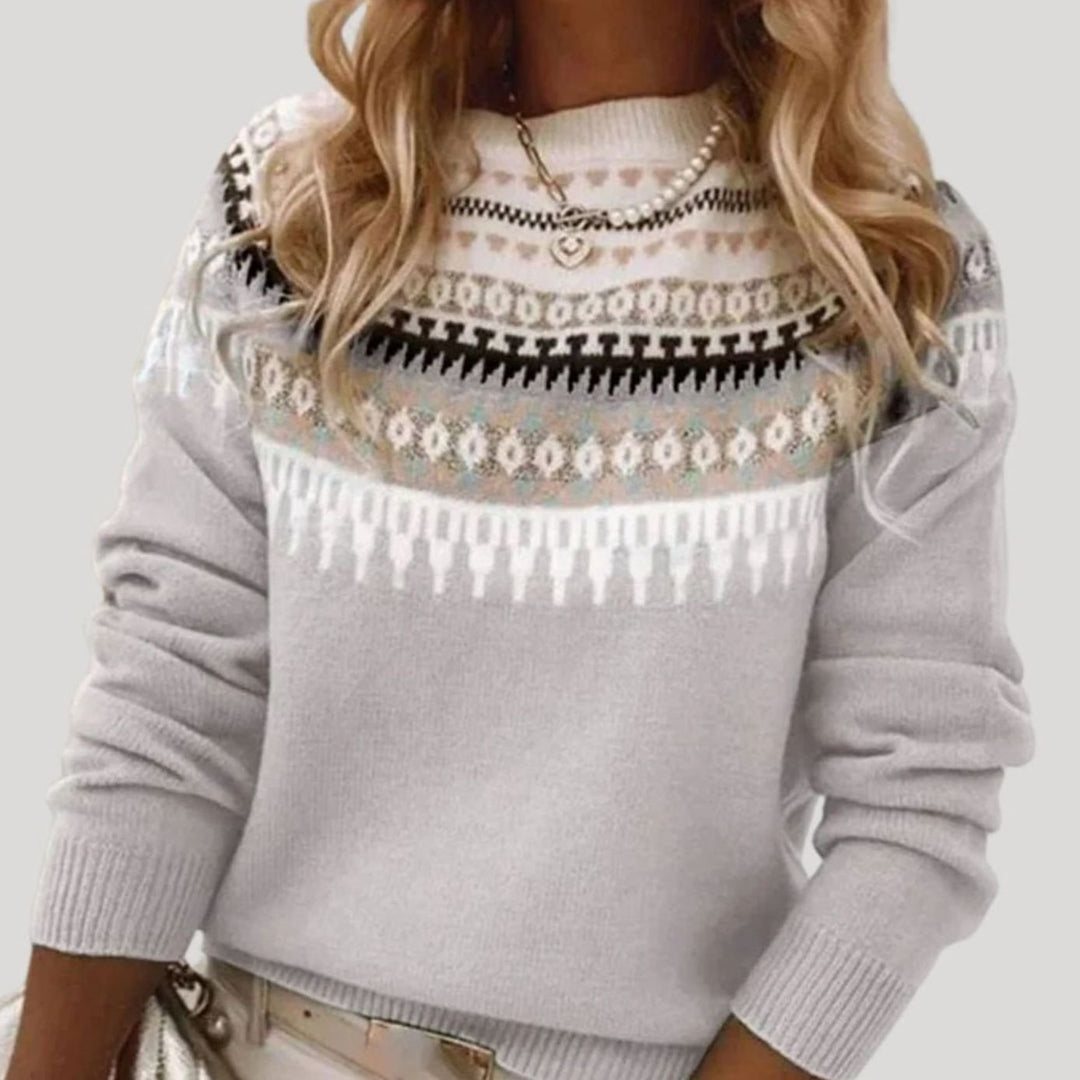 Cecelia | Women's Relaxed Fit Fair Isle Knit Jumper