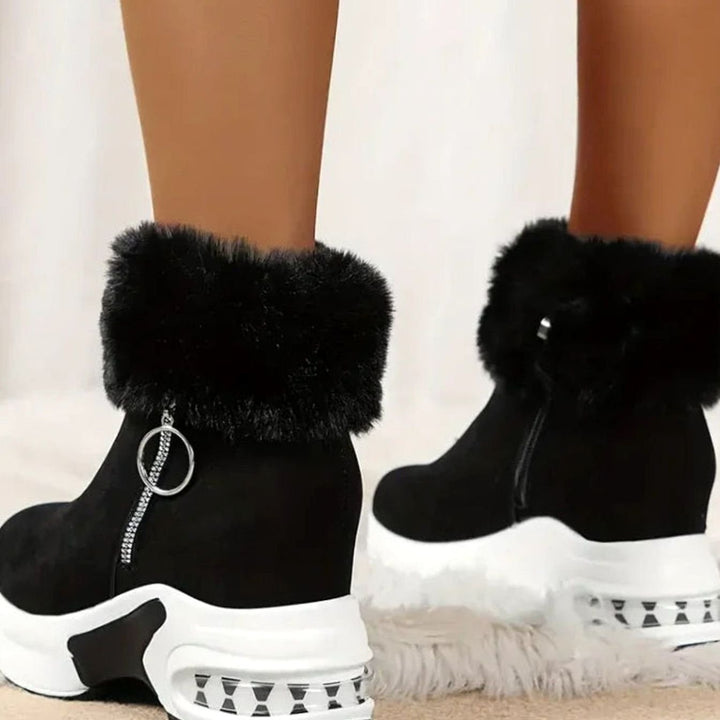 Katrina | Women's Faux Fur Lined Platform Winter Boots