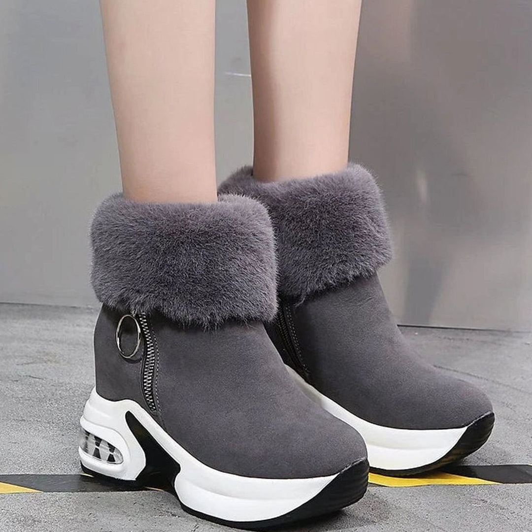 Katrina | Women's Faux Fur Lined Platform Winter Boots