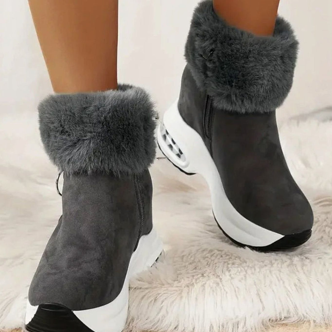 Katrina | Women's Faux Fur Lined Platform Winter Boots