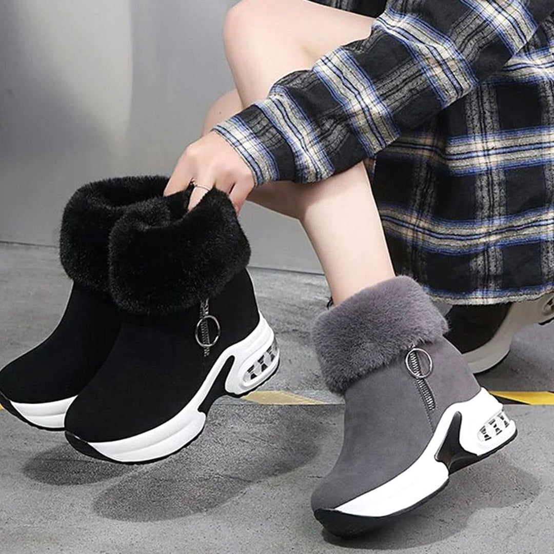 Katrina | Women's Faux Fur Lined Platform Winter Boots