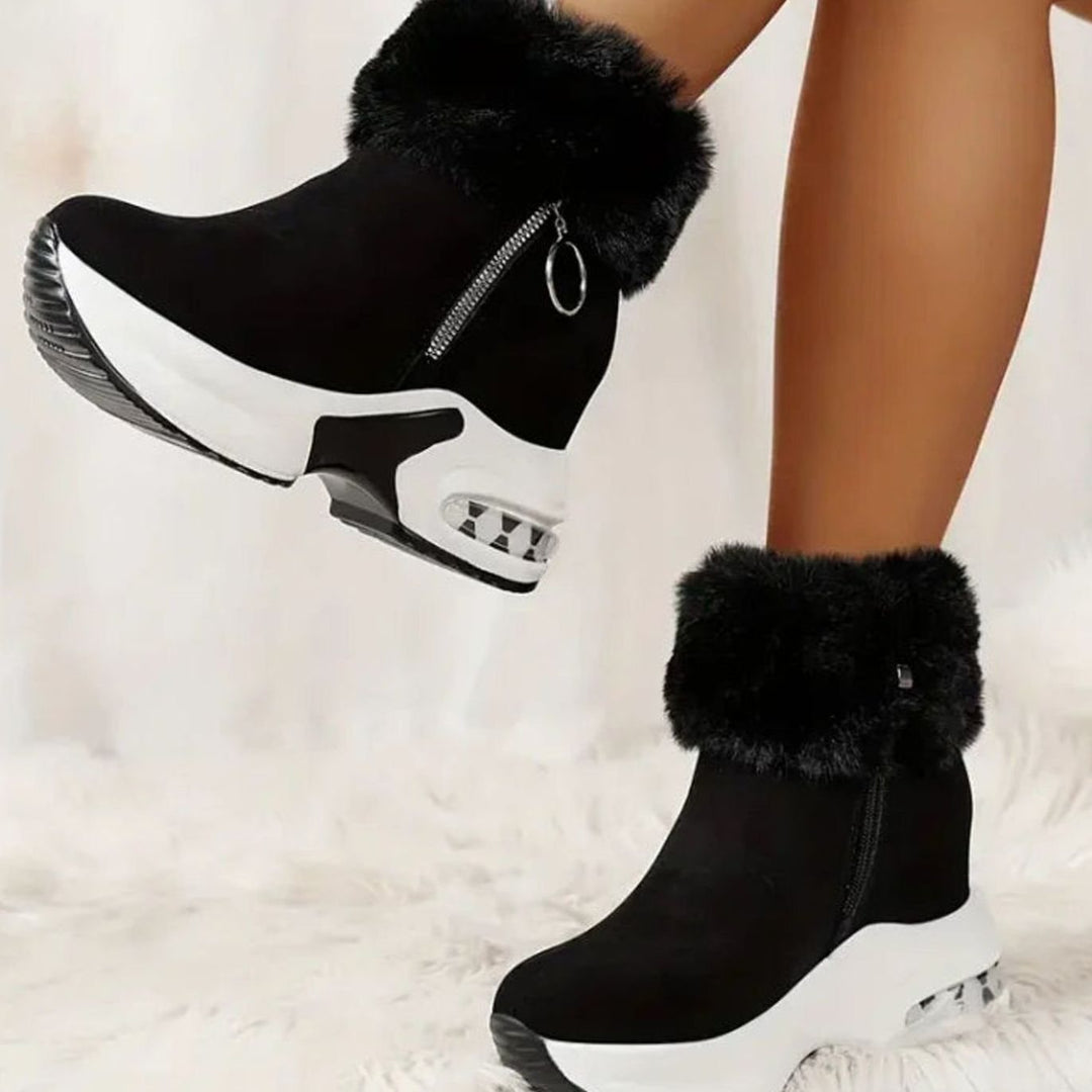 Katrina | Women's Faux Fur Lined Platform Winter Boots