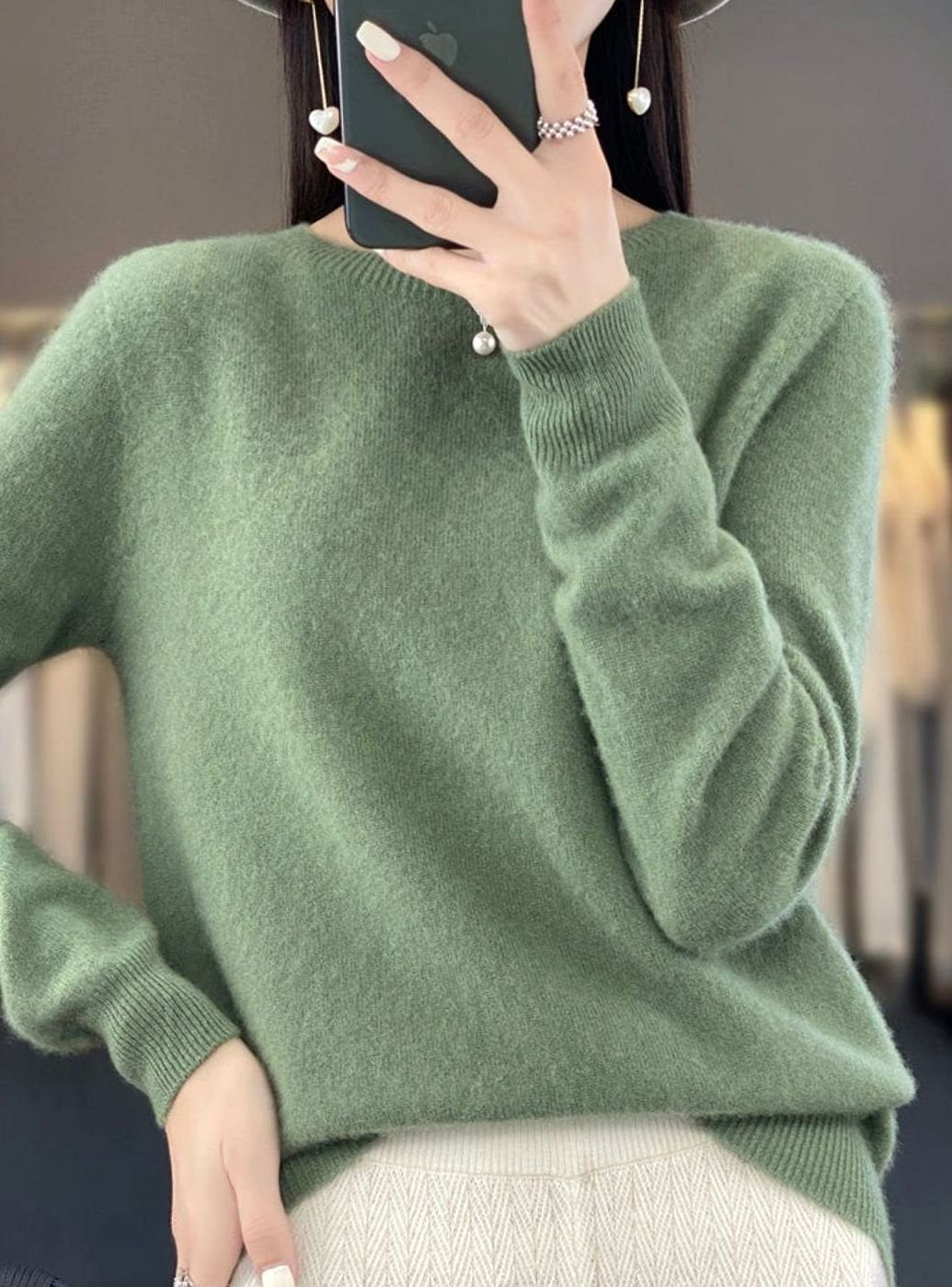 Lucille | Women's Relaxed Fit Crew Neck Jumper