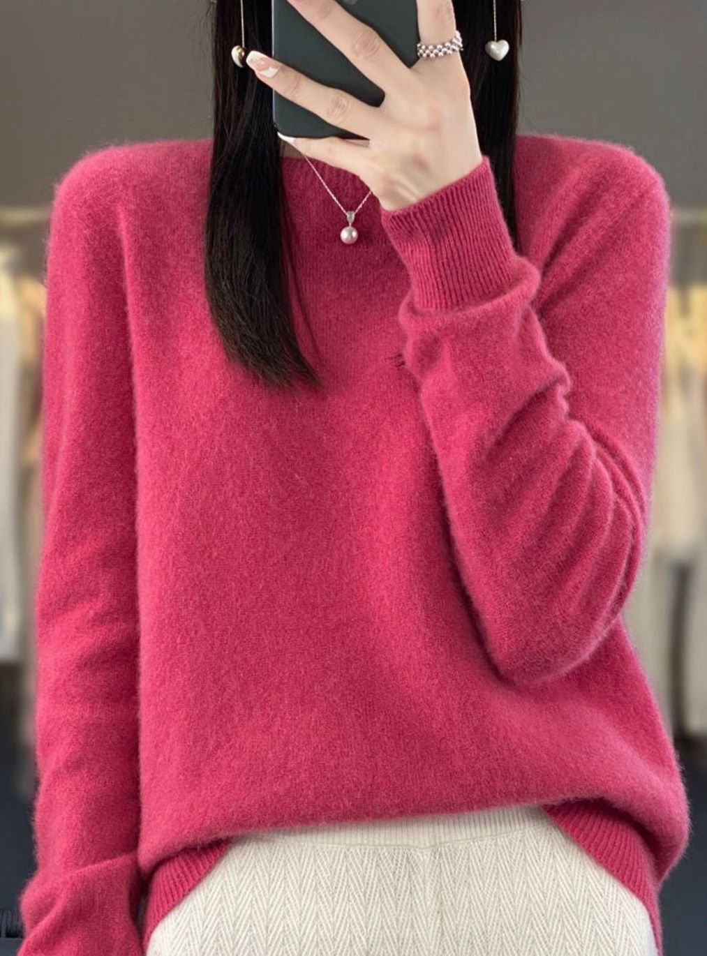 Lucille | Women's Relaxed Fit Crew Neck Jumper