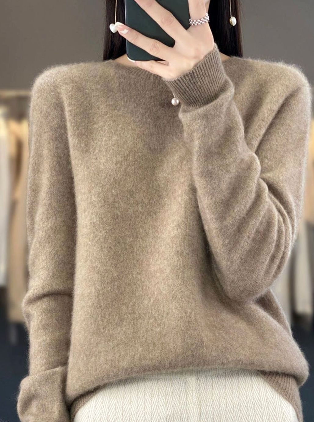 Lucille | Women's Relaxed Fit Crew Neck Jumper