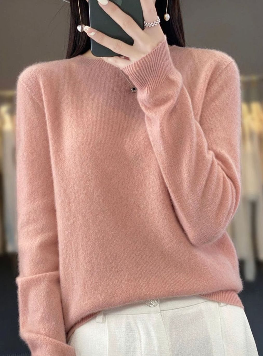 Lucille | Women's Relaxed Fit Crew Neck Jumper