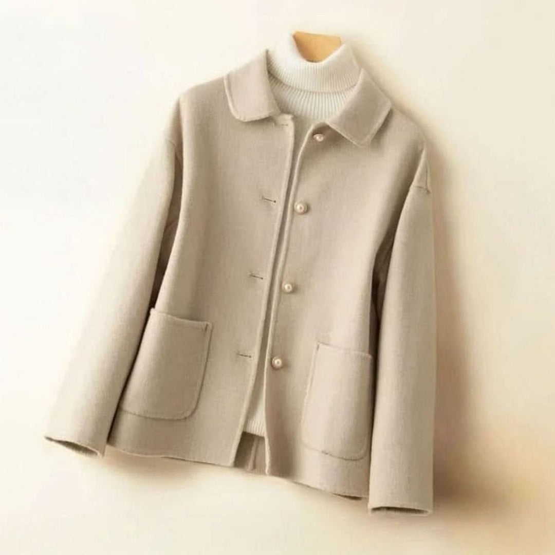 Clodagh | Women's Cropped Cashmere Coat