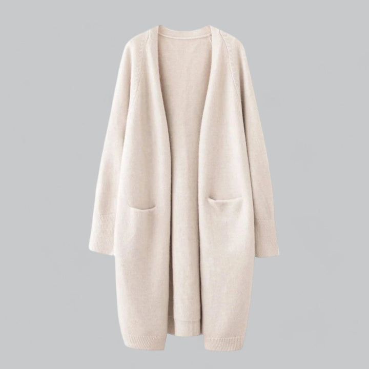 Romy | Women's Oversized Cashmere-Blend Longline Cardigan