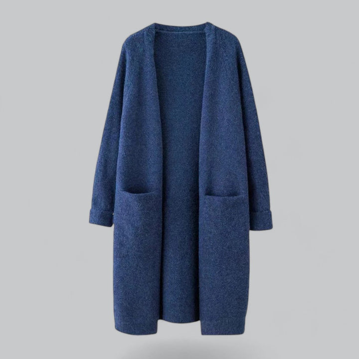 Romy | Women's Oversized Cashmere-Blend Longline Cardigan