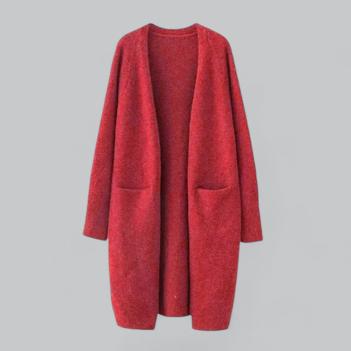 Romy | Women's Oversized Cashmere-Blend Longline Cardigan