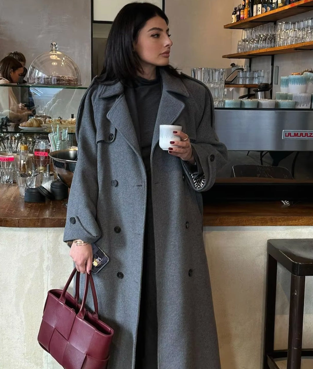 Lorna | Women's Long Belted Wool Winter Coat