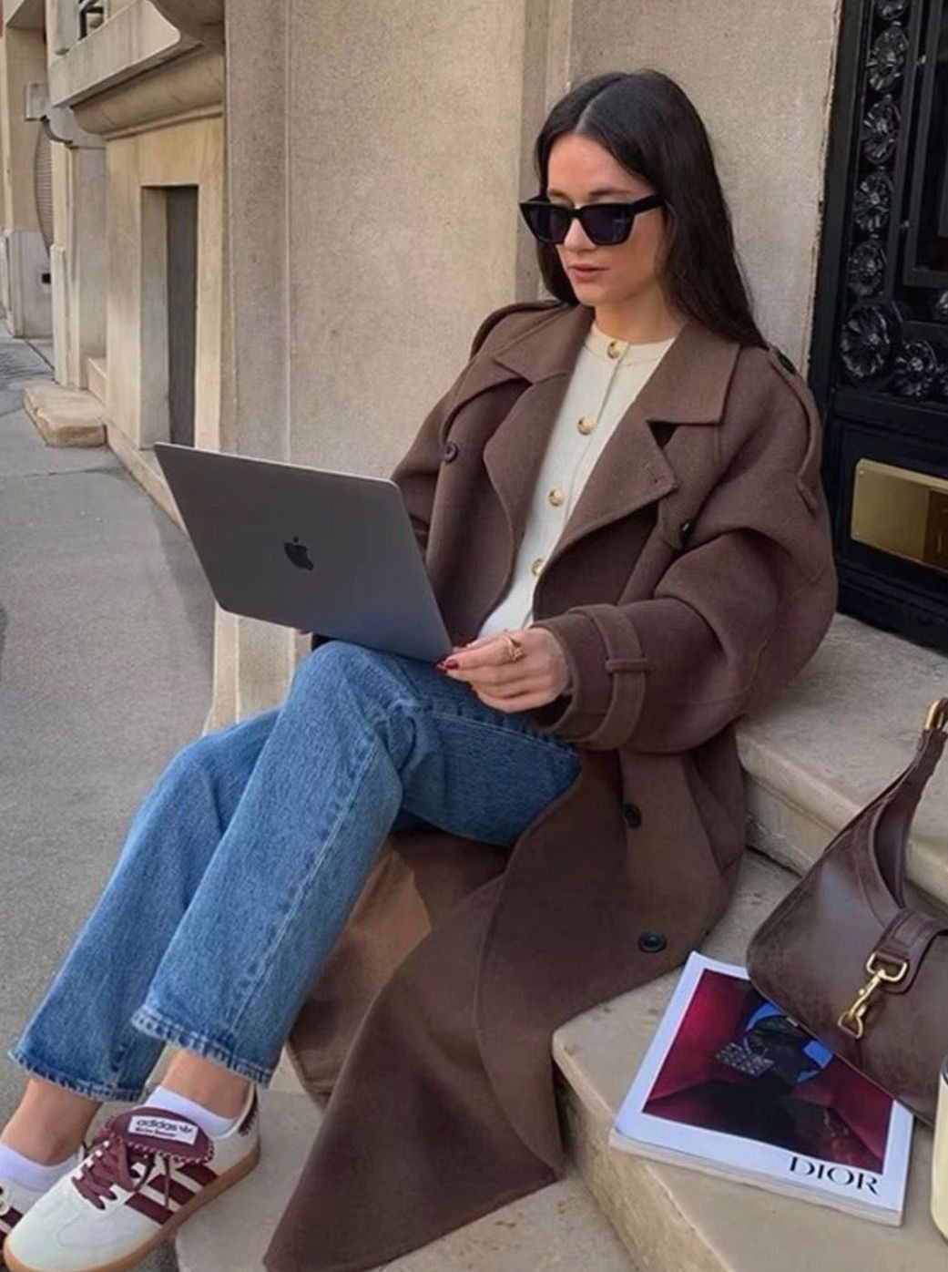 Lorna | Women's Long Belted Wool Winter Coat