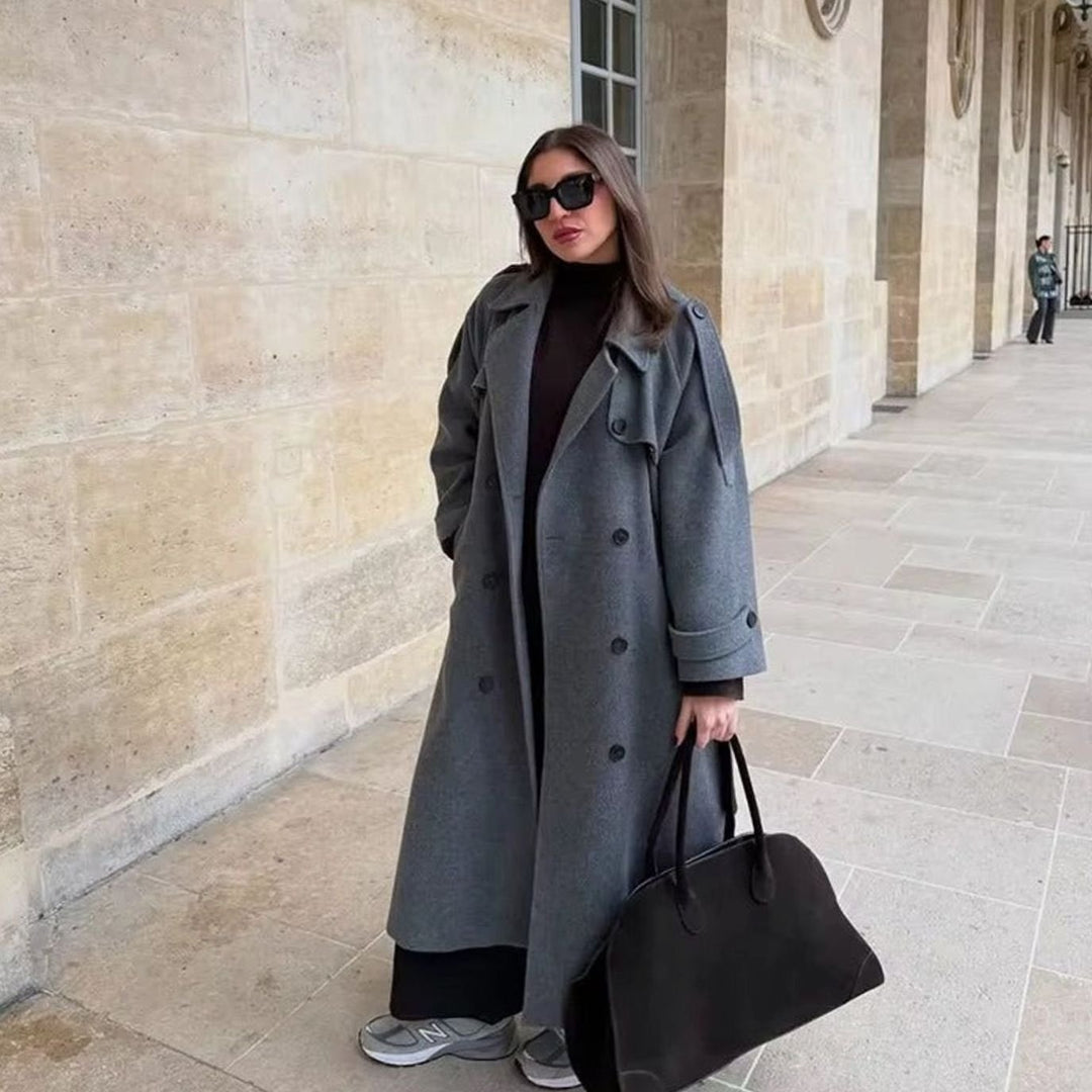 Lorna | Women's Long Belted Wool Winter Coat