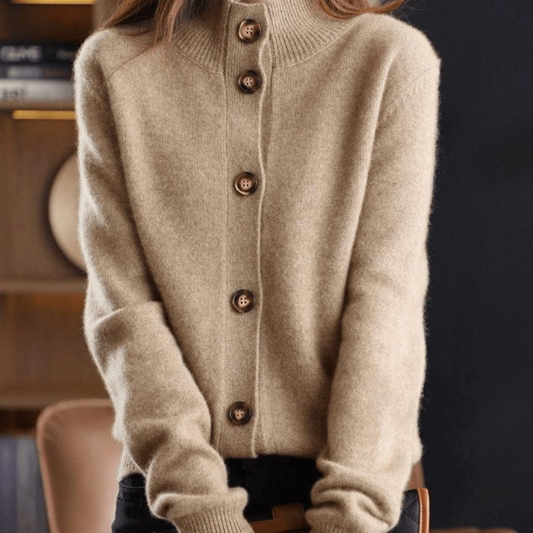 Elsie | Women's Lightweight Collared Knit Cardigan