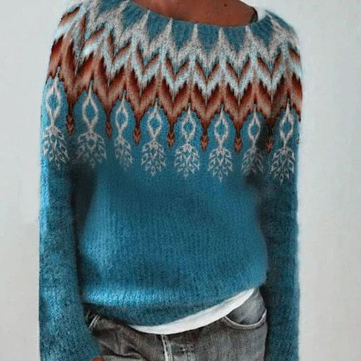 Wilma | Women's Relaxed Fit Nordic Knit Jumper