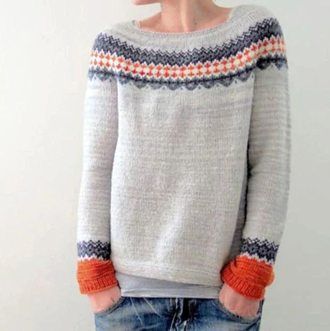 Wilma | Women's Relaxed Fit Nordic Knit Jumper