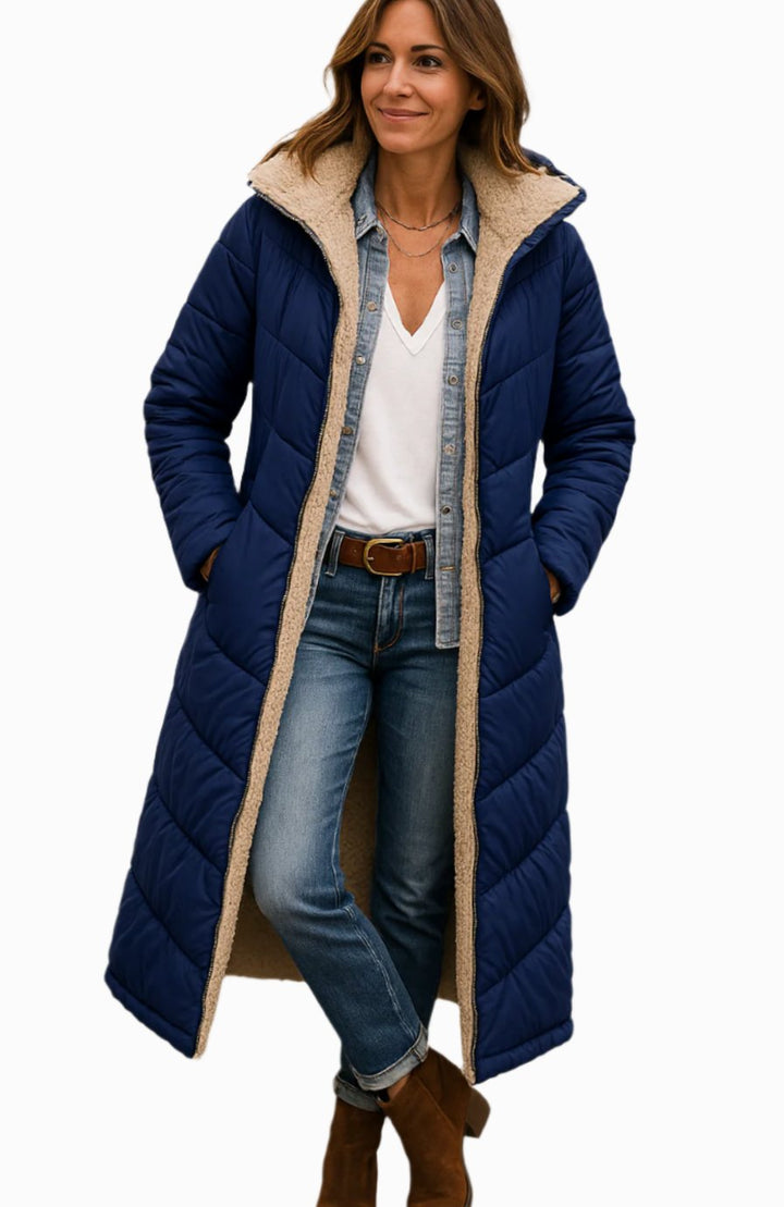 Selma | Women's Long Sherpa-Lined Puffer Jacket