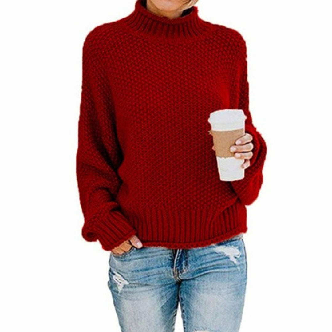 Moira | Women's Oversized Chunky Knit Roll Neck Jumper
