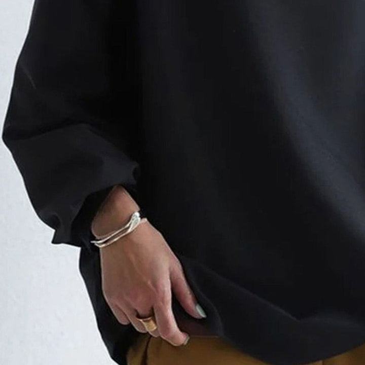 Ines | Women's Oversized High Neck Knitted Jumper