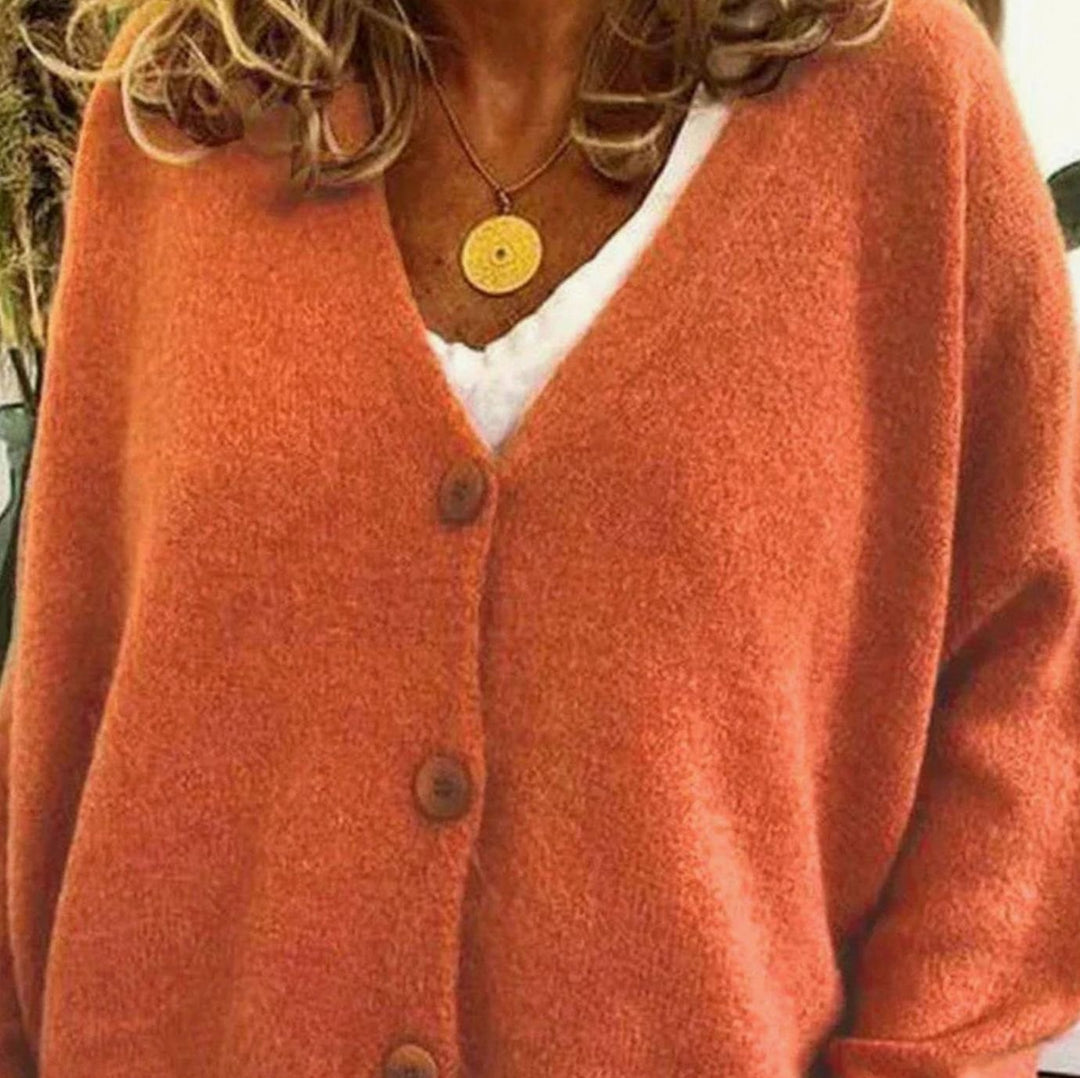 Doreen | Women's Oversized V-Neck Knit Cardigan