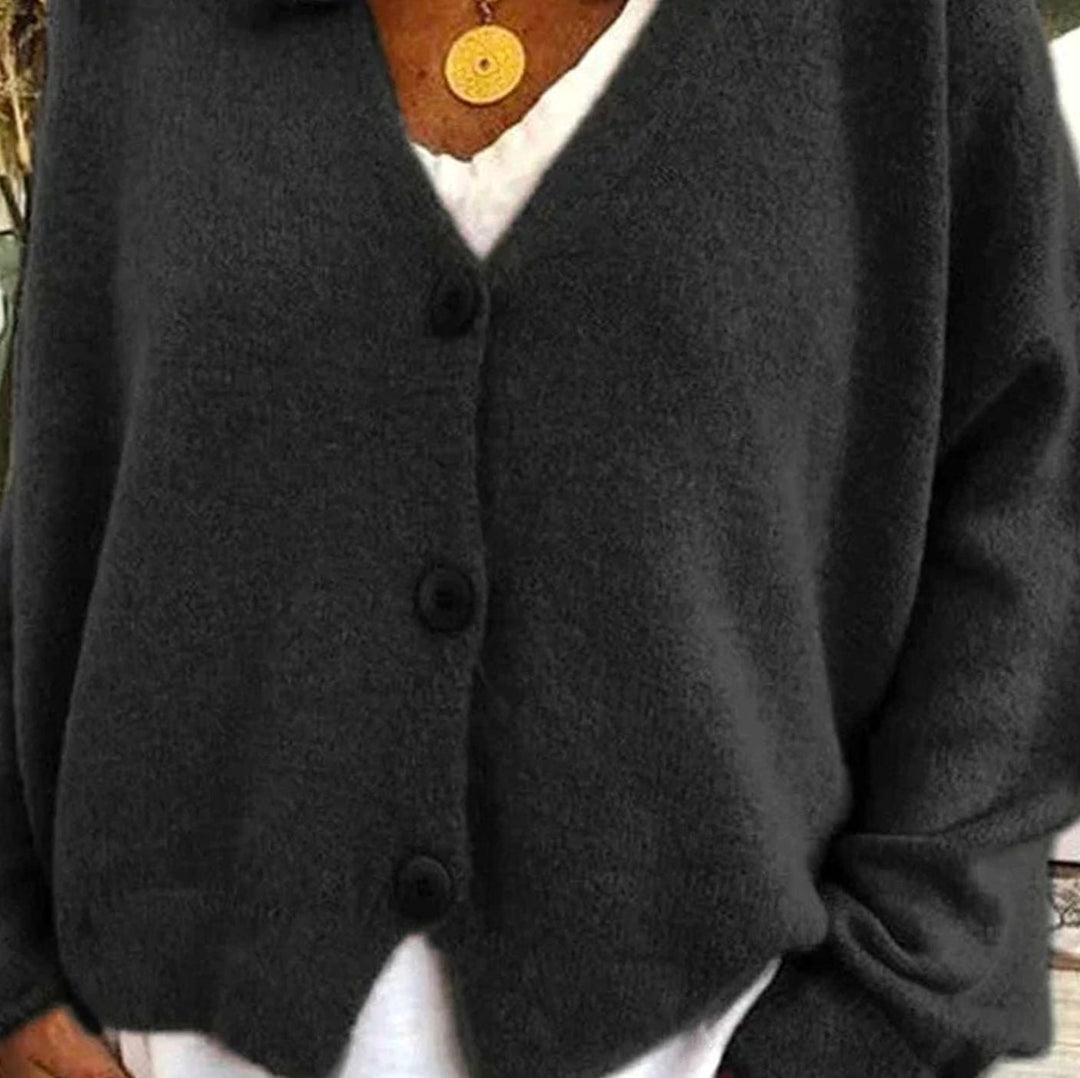 Doreen | Women's Oversized V-Neck Knit Cardigan