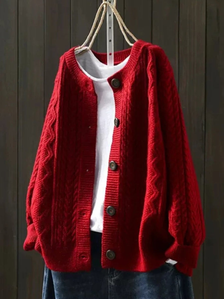 Aveline | Women's Oversized Cable Knit Cardigan