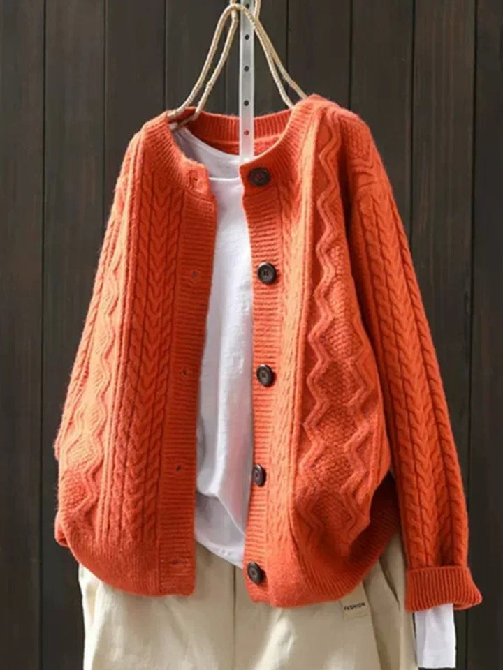 Aveline | Women's Oversized Cable Knit Cardigan