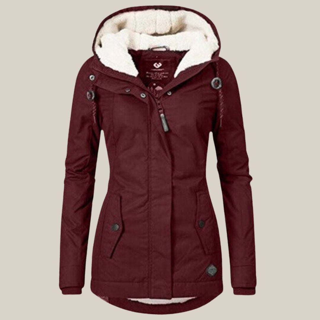 Helena | Women's Sherpa-Lined Hooded Winter Jacket