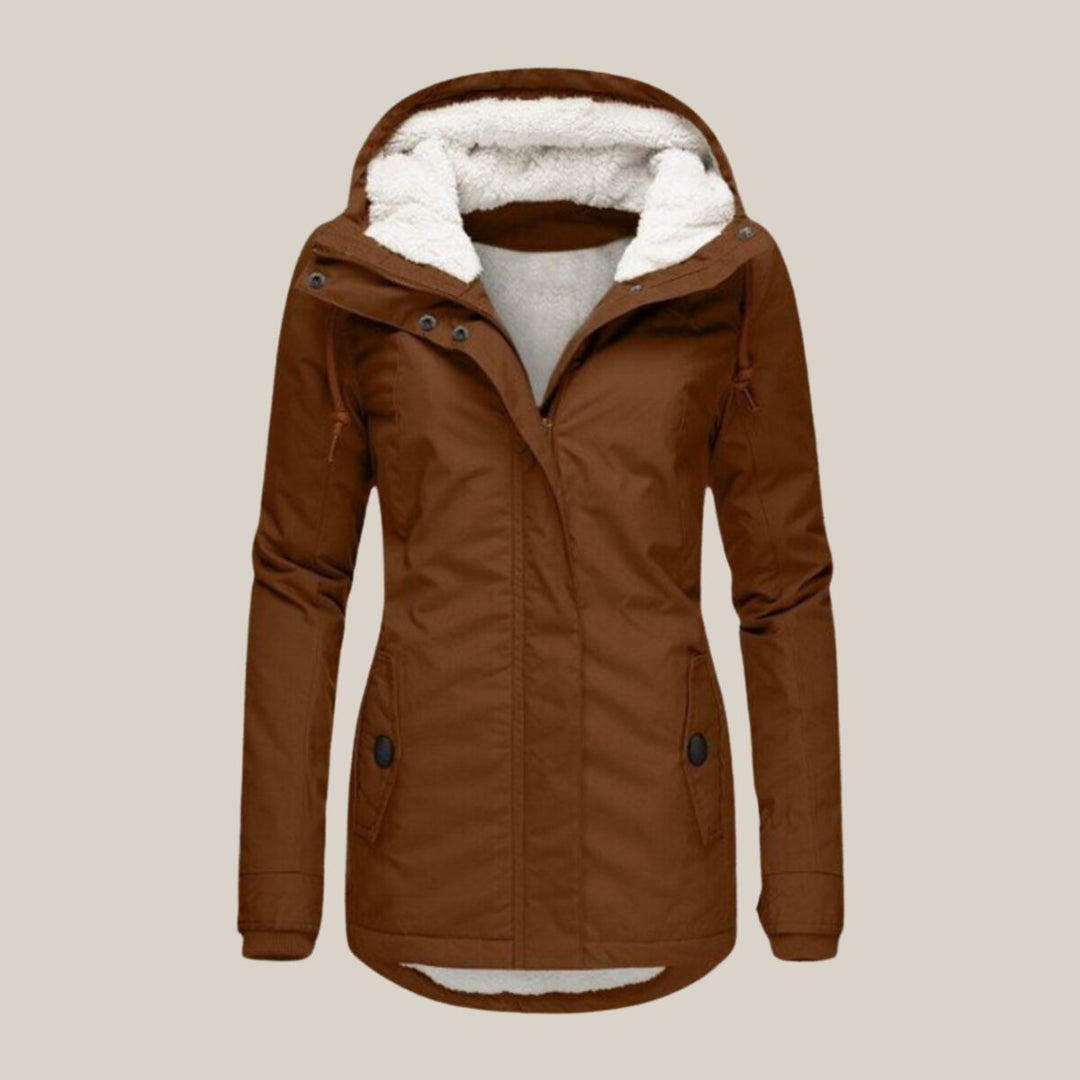 Helena | Women's Sherpa-Lined Hooded Winter Jacket