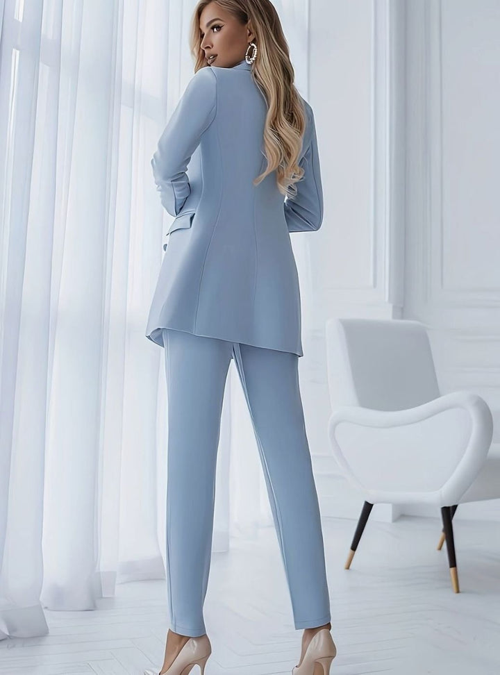 Kathleen | Women's Double-Breasted Blazer and Trouser Suit Set