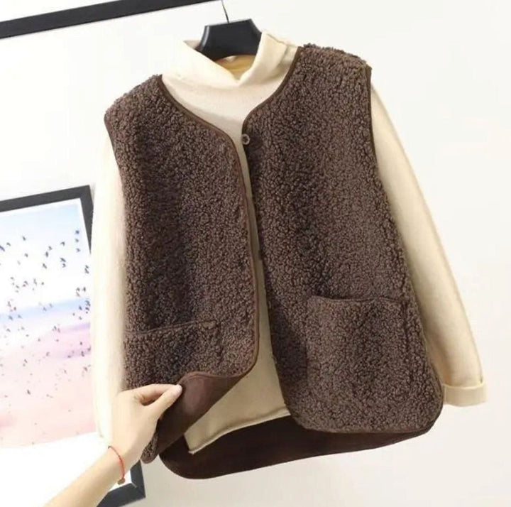 Sonia | Women's Teddy Fleece Gilet