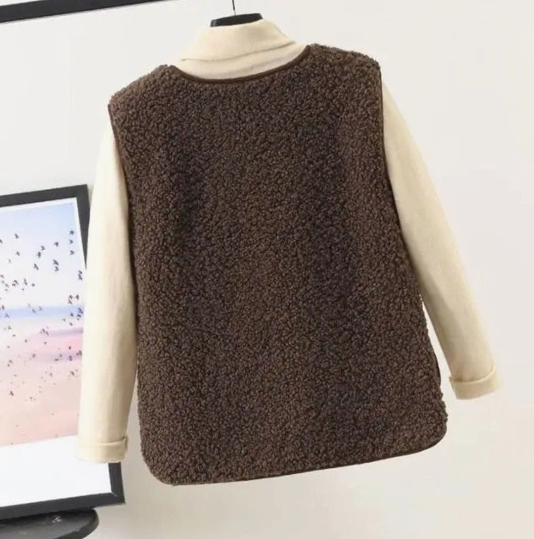 Sonia | Women's Teddy Fleece Gilet