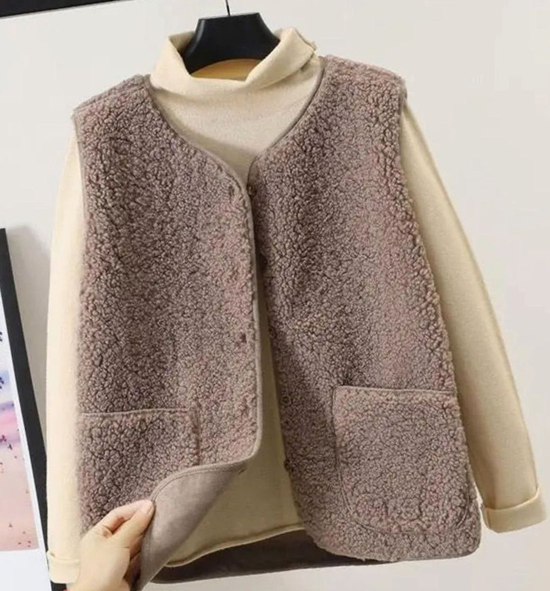 Sonia | Women's Teddy Fleece Gilet