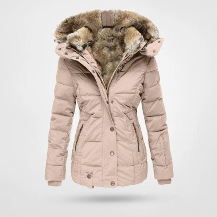 Ismayra | Women's Faux Fur Hooded Quilted Winter Parka Jacket