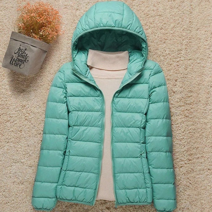 Florrie | Women's Lightweight Down Quilted Hooded Jacket