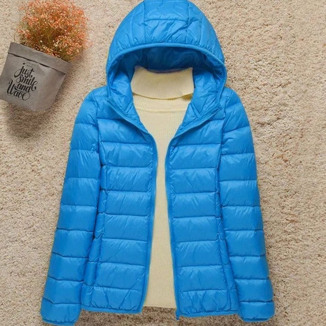Florrie | Women's Lightweight Down Quilted Hooded Jacket