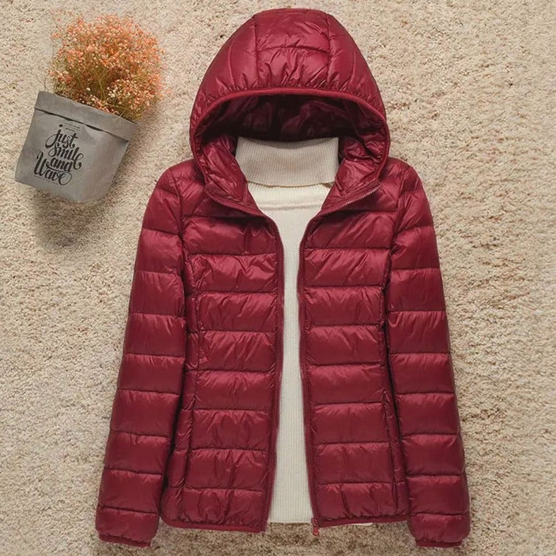 Florrie | Women's Lightweight Down Quilted Hooded Jacket