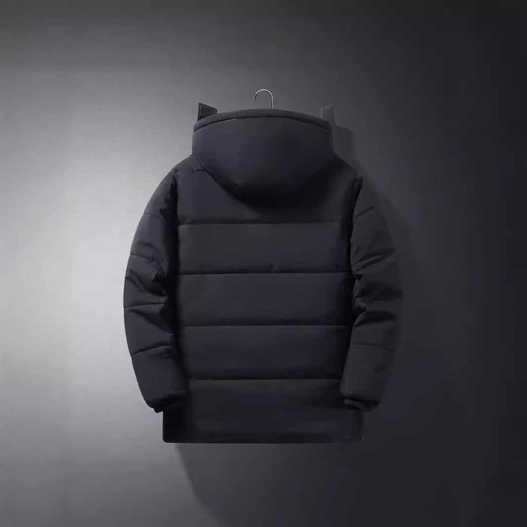 Rufus | Men's Fleece-Lined Hooded Quilted Puffer Jacket