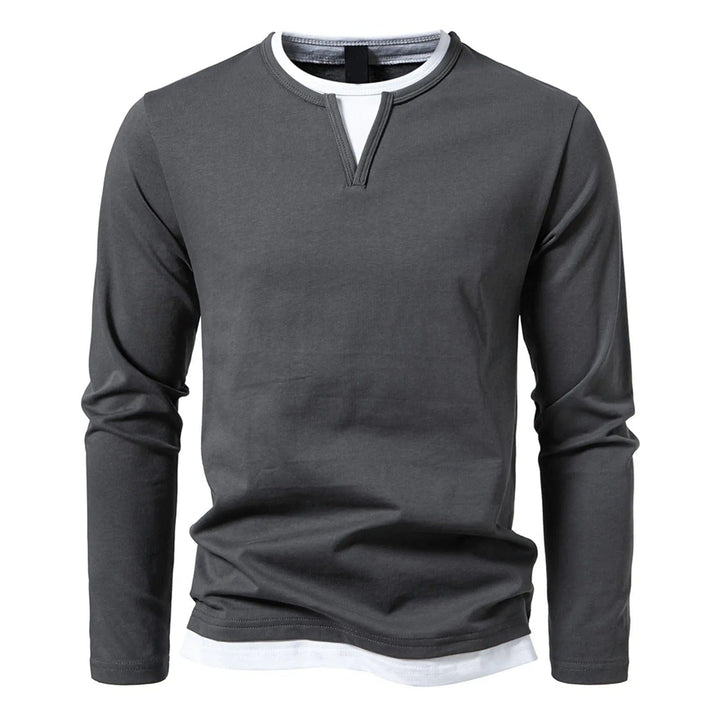 Maurice | Men's Long Sleeve Henley Shirt