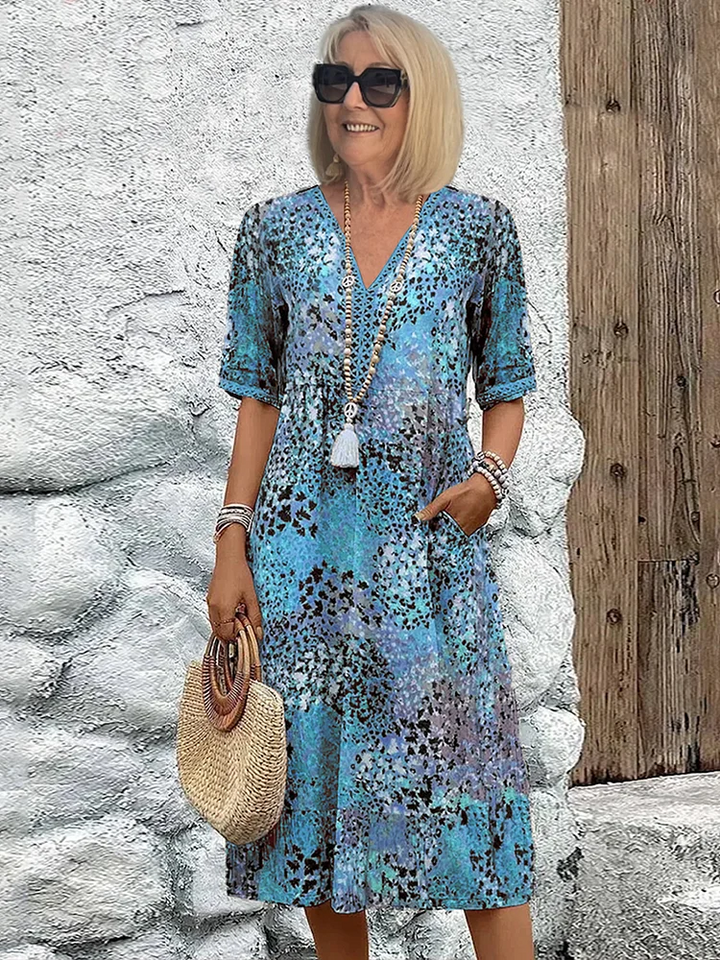 Women's Breezy Floral Midi Dress