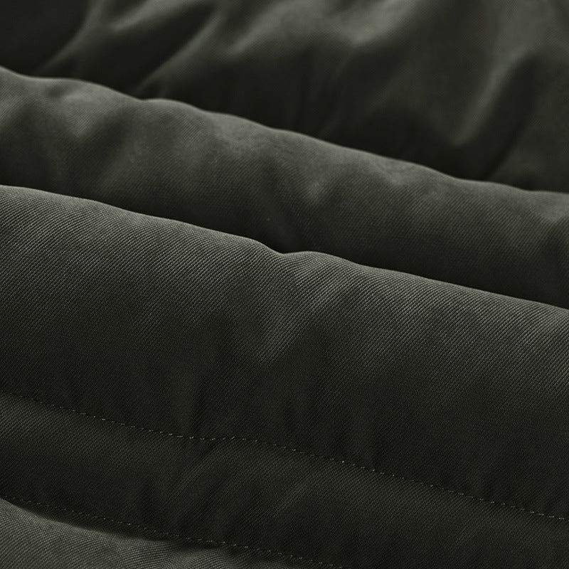 Vance | Men's Hooded Sherpa Fleece-Lined Quilted Puffer Parka
