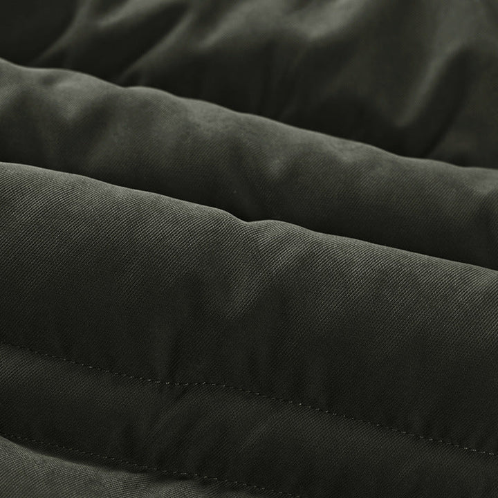Vance | Men's Hooded Sherpa Fleece-Lined Quilted Puffer Parka