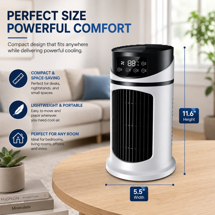 Compact Portable Air Conditioner Windowless Room Cooler