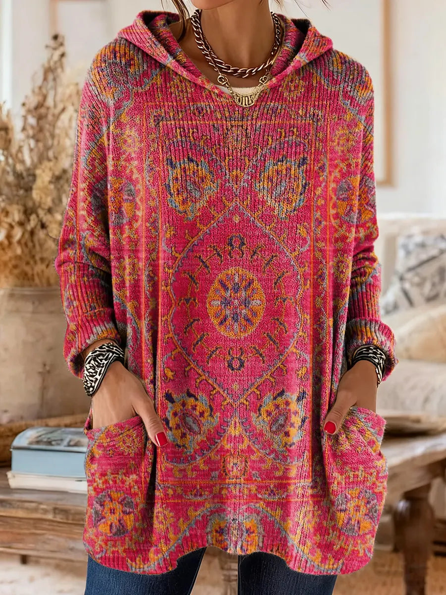 Women's Hooded Knit Tunic