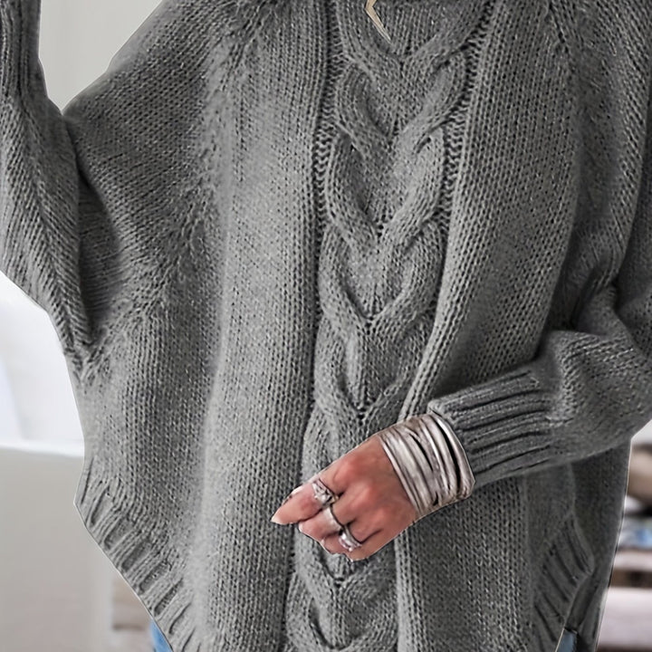 Rhea | Women's Relaxed Fit Cable Knit Jumper