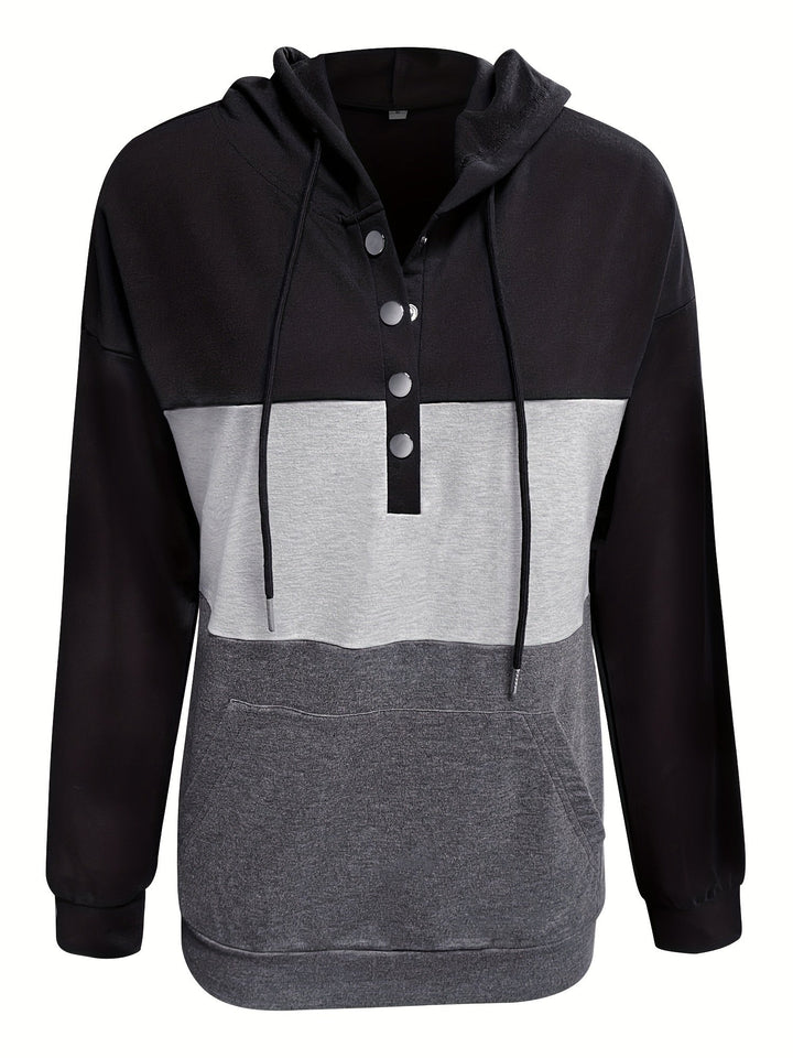 Bianca | Women's Relaxed Fit Colour Block Hoodie