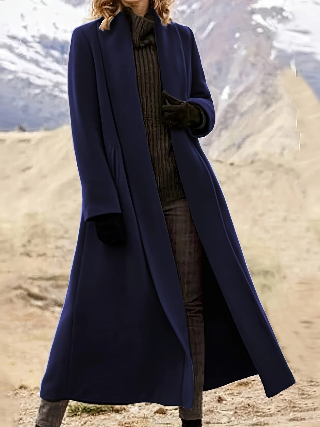 Sonia | Women's Longline Open Front Coat
