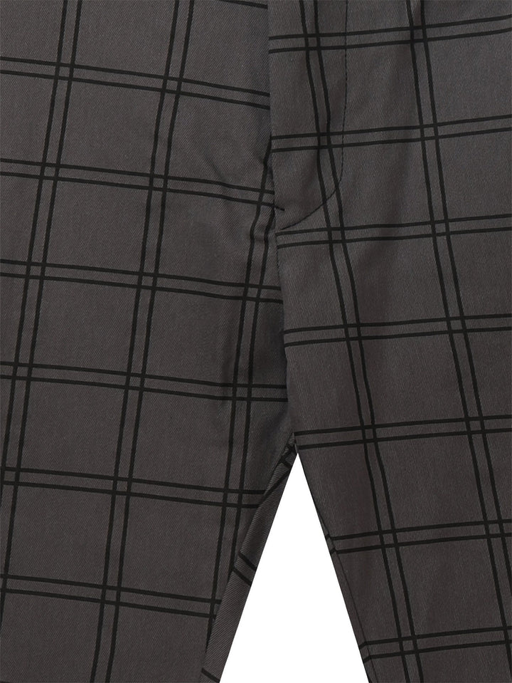 Cormac | Men's Slim Fit Checked Trousers